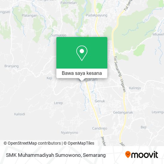 Peta SMK Muhammadiyah Sumowono