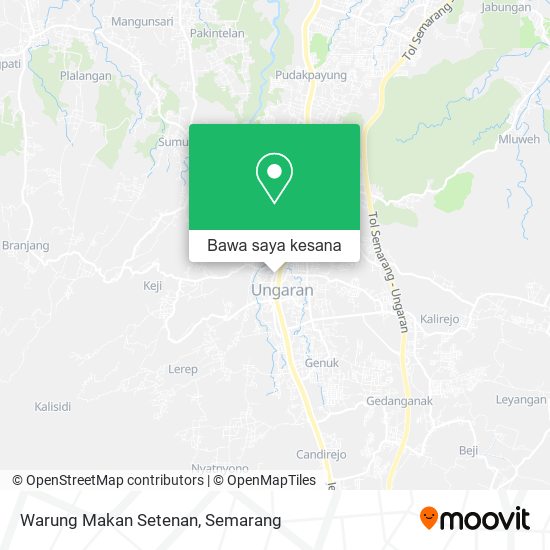 Peta Warung Makan Setenan