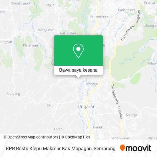 Peta BPR Restu Klepu Makmur Kas Mapagan