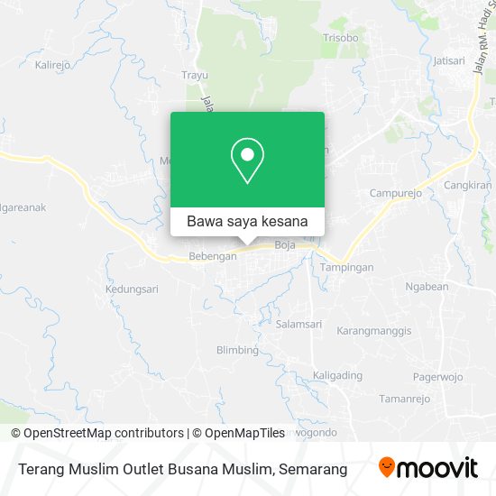 Peta Terang Muslim Outlet Busana Muslim