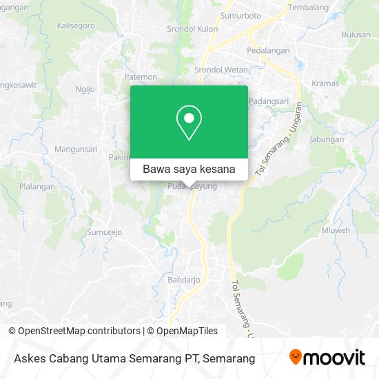 Peta Askes Cabang Utama Semarang PT