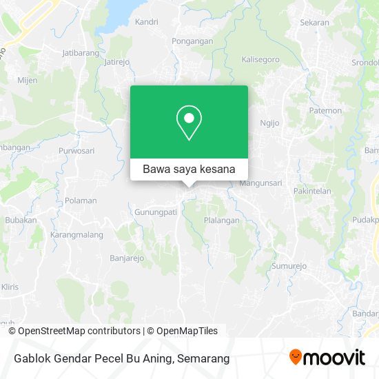 Peta Gablok Gendar Pecel Bu Aning