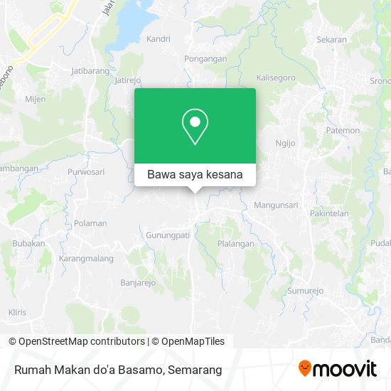 Peta Rumah Makan do'a Basamo