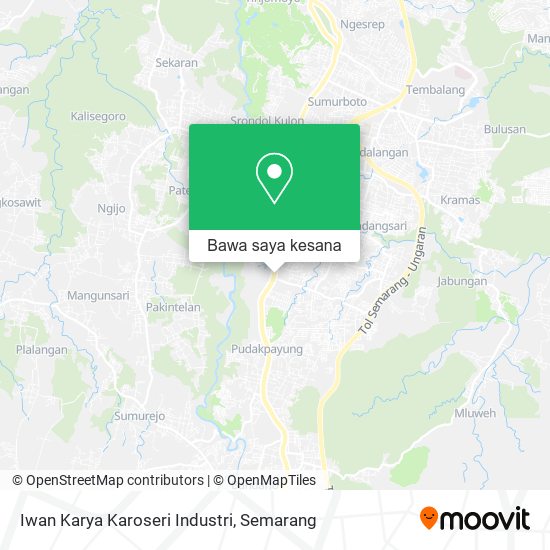 Peta Iwan Karya Karoseri Industri