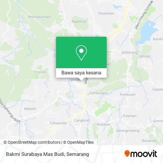 Peta Bakmi Surabaya Mas Budi