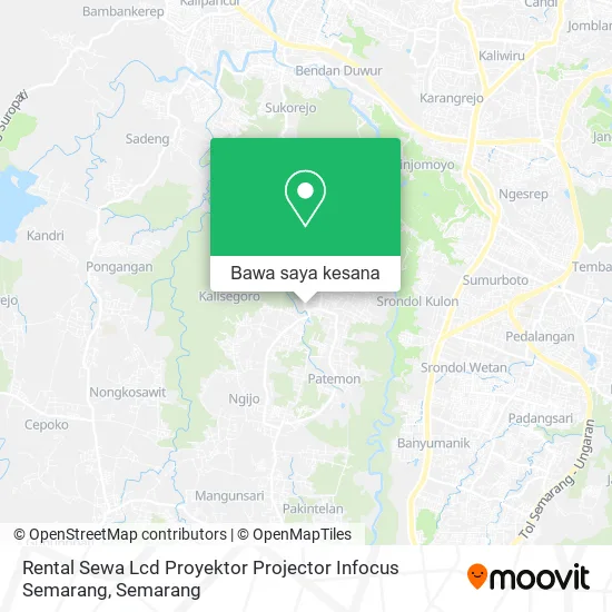 Peta Rental Sewa Lcd Proyektor Projector Infocus Semarang