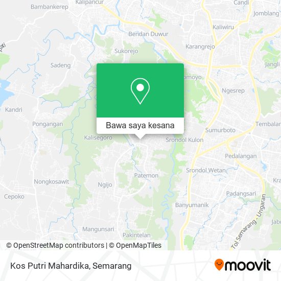 Peta Kos Putri Mahardika