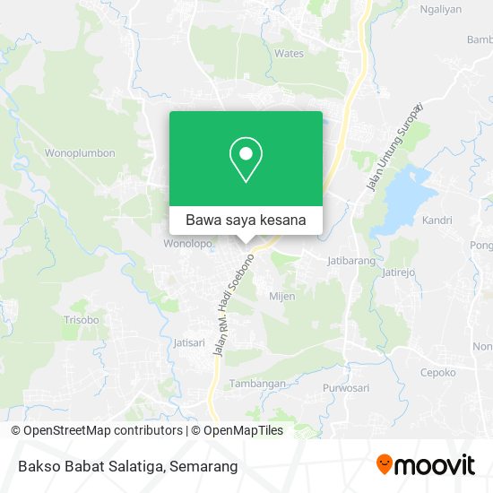 Peta Bakso Babat Salatiga