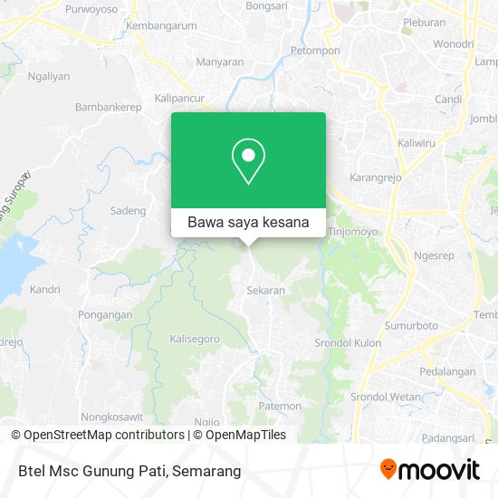 Peta Btel Msc Gunung Pati