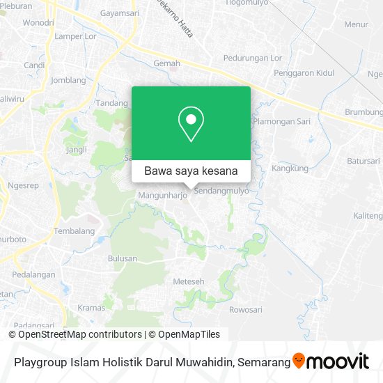 Peta Playgroup Islam Holistik Darul Muwahidin