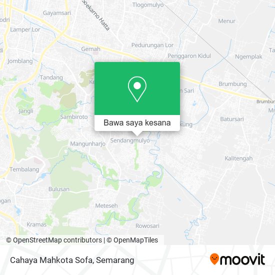 Peta Cahaya Mahkota Sofa