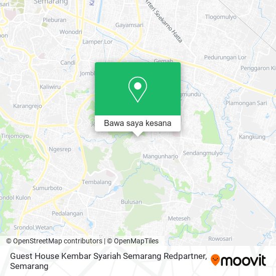 Peta Guest House Kembar Syariah Semarang Redpartner