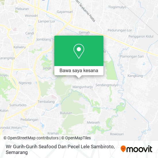 Peta Wr Gurih-Gurih Seafood Dan Pecel Lele Sambiroto