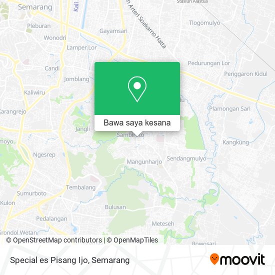 Peta Special es Pisang Ijo