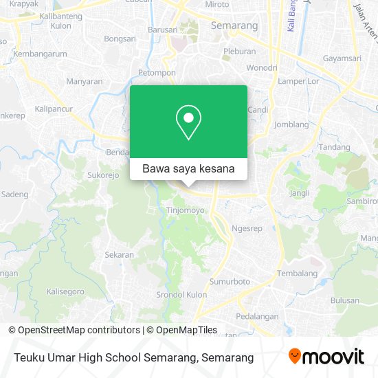 Peta Teuku Umar High School Semarang