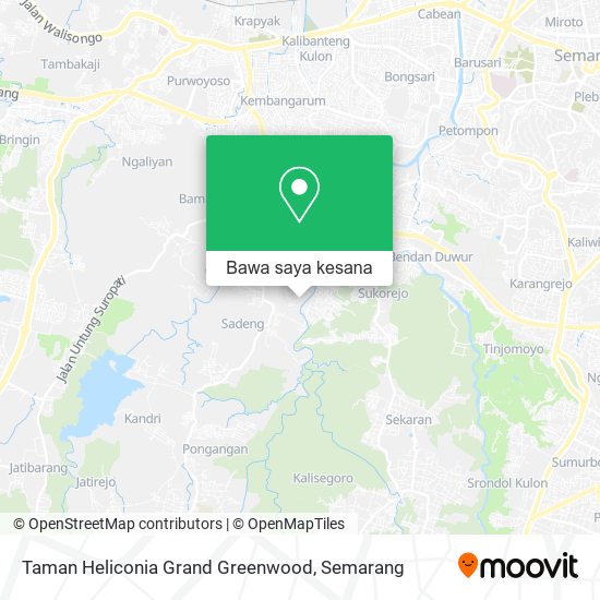 Peta Taman Heliconia Grand Greenwood
