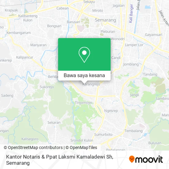 Peta Kantor Notaris & Ppat Laksmi Kamaladewi Sh