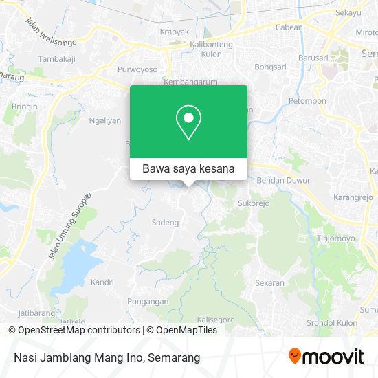 Peta Nasi Jamblang Mang Ino