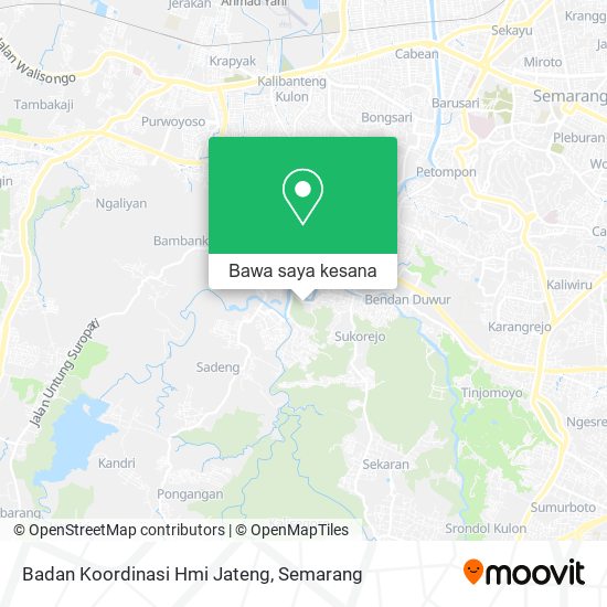 Peta Badan Koordinasi Hmi Jateng