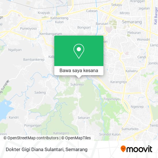 Peta Dokter Gigi Diana Sulantari