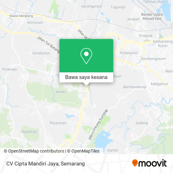 Peta CV Cipta Mandiri Jaya