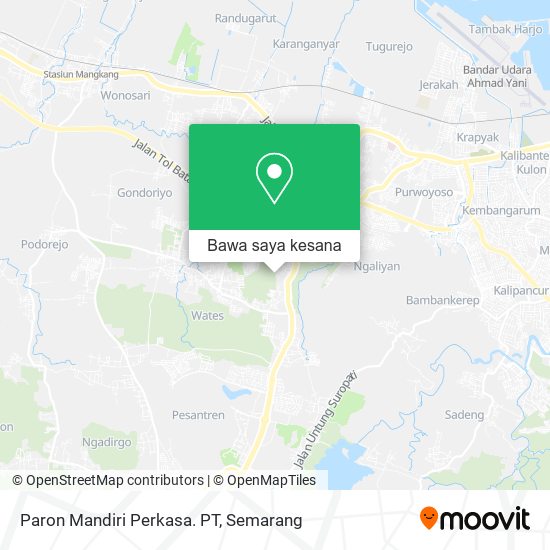 Peta Paron Mandiri Perkasa. PT