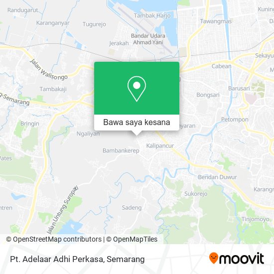 Peta Pt. Adelaar Adhi Perkasa