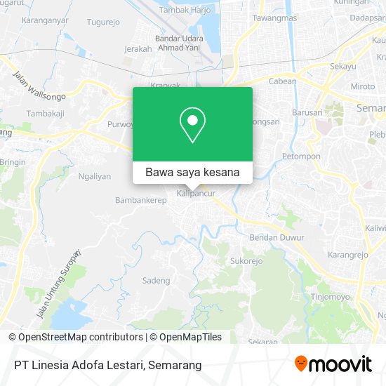 Peta PT Linesia Adofa Lestari
