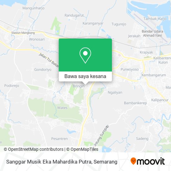 Peta Sanggar Musik Eka Mahardika Putra