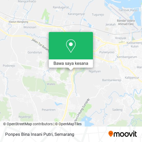 Peta Ponpes Bina Insani Putri