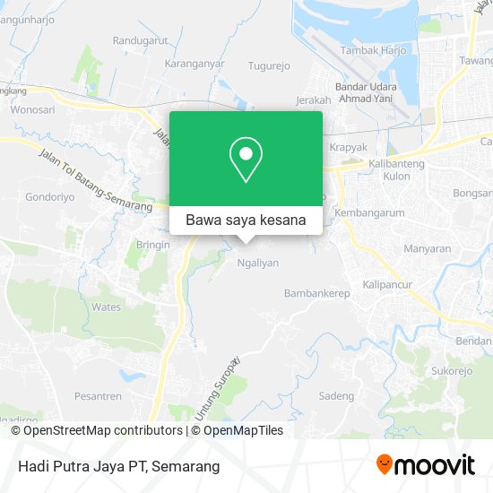 Peta Hadi Putra Jaya PT