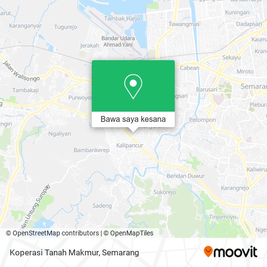 Peta Koperasi Tanah Makmur