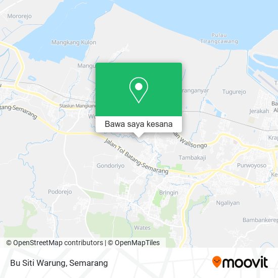 Peta Bu Siti Warung