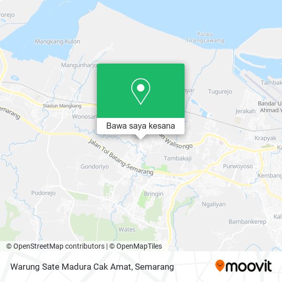 Peta Warung Sate Madura Cak Amat