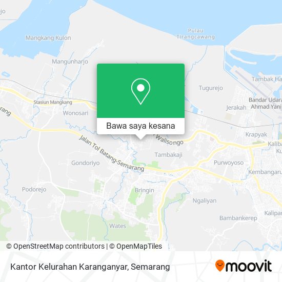 Peta Kantor Kelurahan Karanganyar