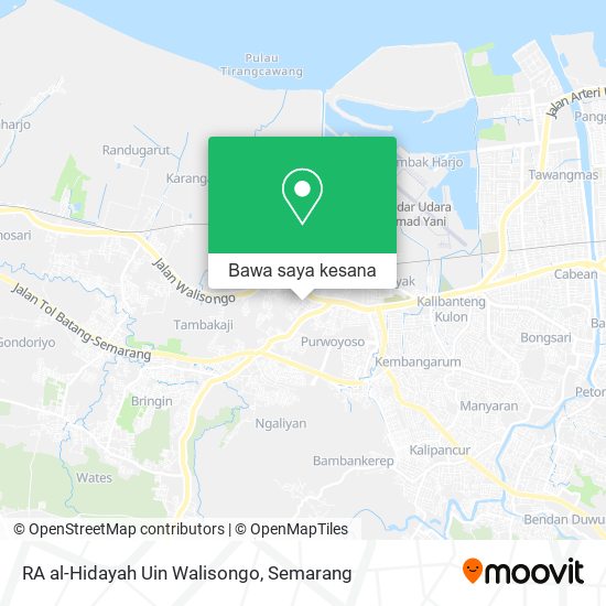 Peta RA al-Hidayah Uin Walisongo