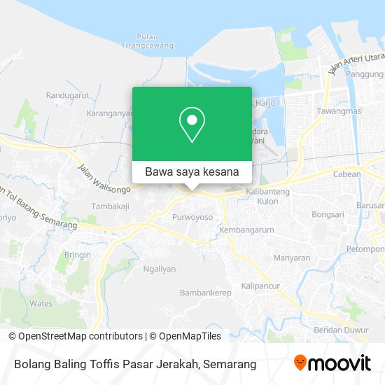 Peta Bolang Baling Toffis Pasar Jerakah