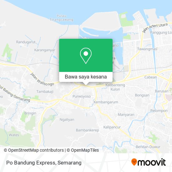 Peta Po Bandung Express