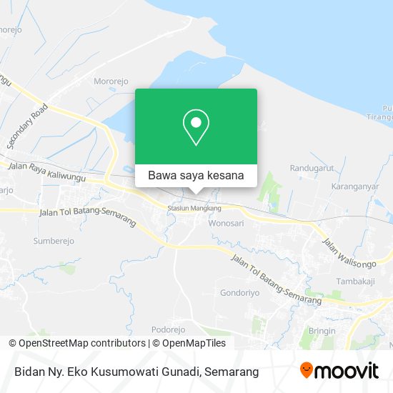 Peta Bidan Ny. Eko Kusumowati Gunadi