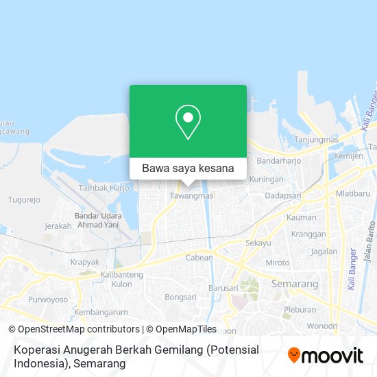 Peta Koperasi Anugerah Berkah Gemilang (Potensial Indonesia)