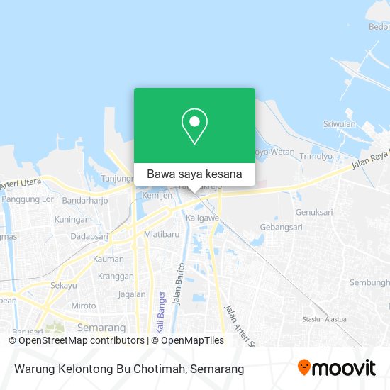 Peta Warung Kelontong Bu Chotimah