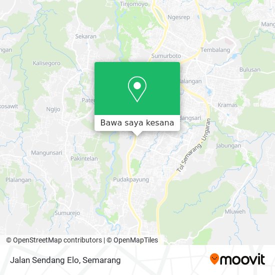 Peta Jalan Sendang Elo