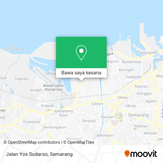 Peta Jalan Yos Sudarso