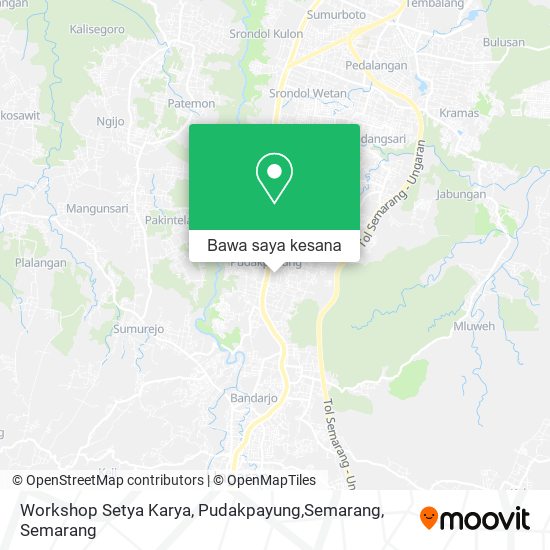 Peta Workshop Setya Karya, Pudakpayung,Semarang