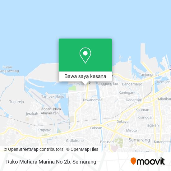 Peta Ruko Mutiara Marina No 2b