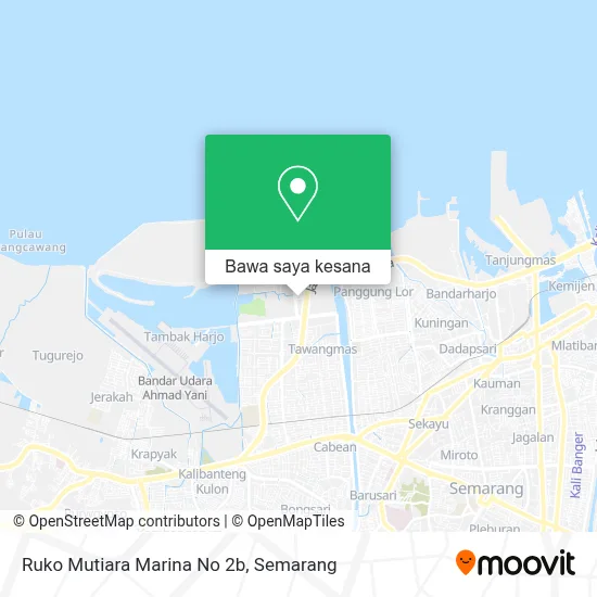 Peta Ruko Mutiara Marina No 2b