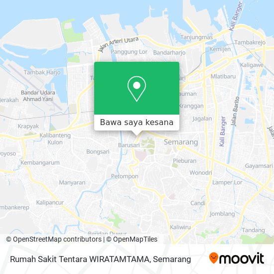 Peta Rumah Sakit Tentara WIRATAMTAMA