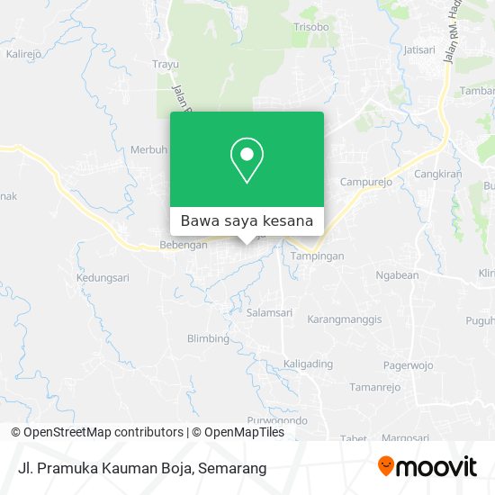 Peta Jl. Pramuka Kauman Boja