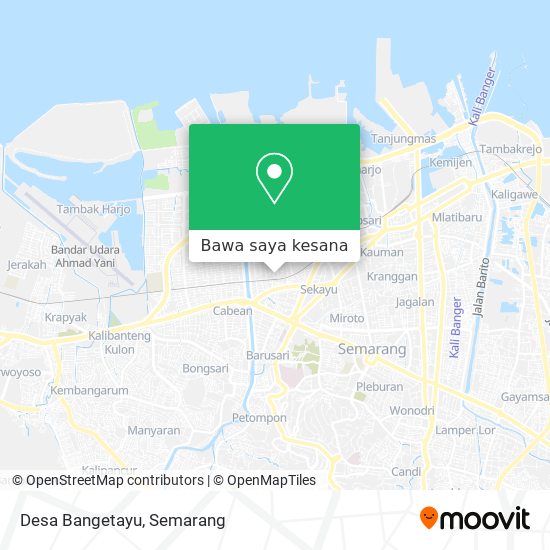 Peta Desa Bangetayu