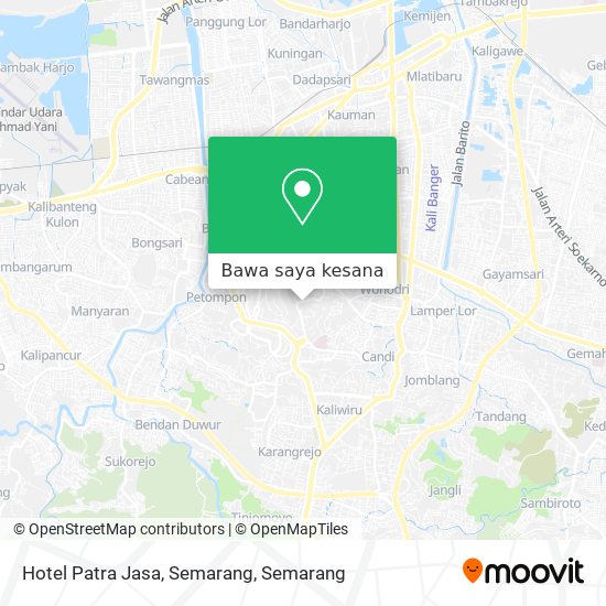 Peta Hotel Patra Jasa, Semarang